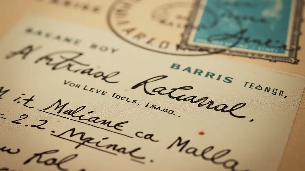 Vintage travel agency postcard showing detail